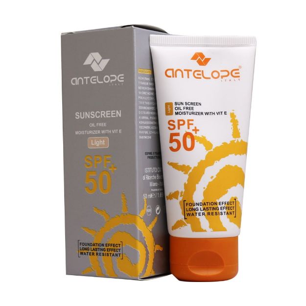 کرم ضد آفتاب پوست چرب آنته لوپه اس پی اف 50 رنگی 50 میلی لیتر - Antelope Tinted Oil Free Spf50 Sunscreen 50 ml