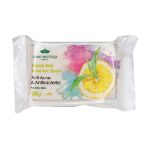 صابون چای سبز و لیمو کاسمکولوژی مناسب پوست‌ های چرب و مستعد آکنه 120 گرم - Cosmecology Green Tea And Lemon Soap For Oily Skin 120 g