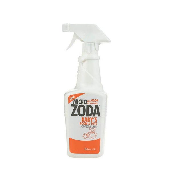 محلول ضد عفونی کننده لوازم کودک میکروزدا 750 میلی لیتر - Micro Zoda Babys Room And Toys Disinfectant Spray 750 ml