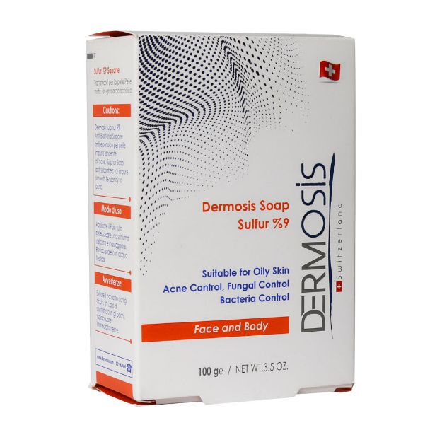 صابون گوگرد 9 درصد درموسیس 100 گرم - Dermosis Sulfur 9% Soap 100 g