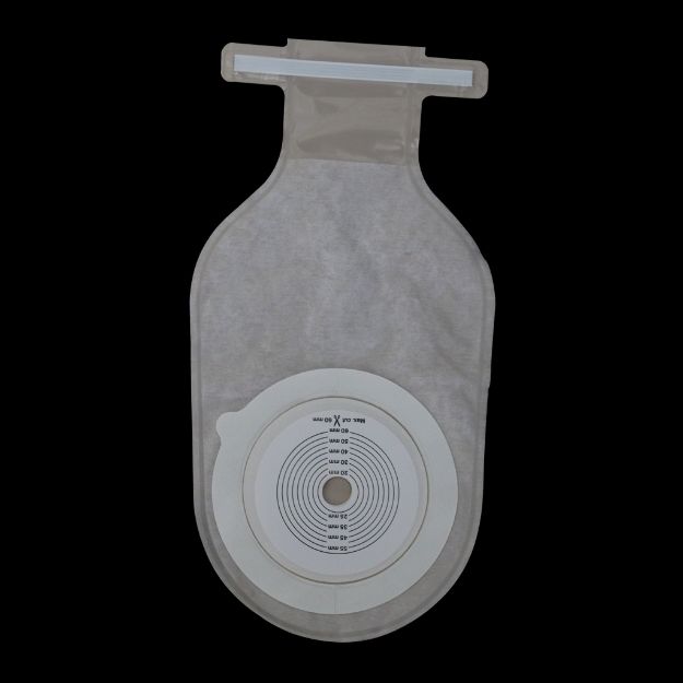 کیسه کلستومی ایلئوستومی یک تکه ته باز مات کلوپلاست کد ۶۳۰۰ - Coloplast Colostomy, Ileostomy Bag Open One Piece Frosted Code 6300