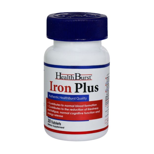 قرص آیرون پلاس هلث برست 30 عدد - Health Burst Iron Plus 30 Tablets