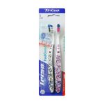 مسواک دوتایی فیل گود اسمارت کلین با فرچه نرم تریزا - Trisa Feel Good Soft Dual Toothbrush