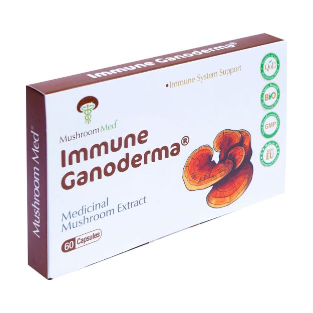 کپسول تقویت سیستم ایمنی ایمیون گانودرما ماشروم مد 60 عدد - mushroom med immune ganoderma 60 caps