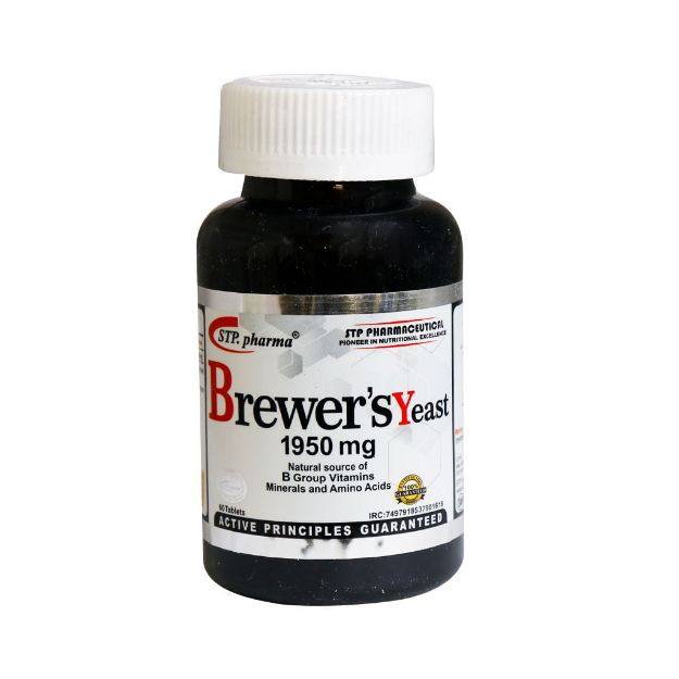 قرص مخمر آبجو اس تی پی فارما 60 عدد - STP Pharma Brewers Yeast 60 Tablets