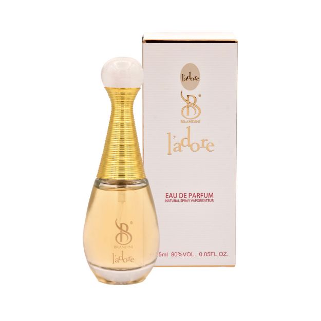 عطر جیبی زنانه برندینی مدل JAdore LAdore حجم 25 میلی لیتر - Brandini JAdore LAdore Eau De Parfum For Women 25ml