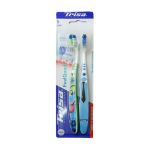 مسواک دوتایی فیل گود اسمارت کلین با فرچه نرم تریزا - Trisa Feel Good Soft Dual Toothbrush