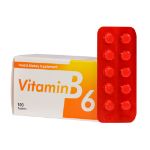 قرص ویتامین B6 40 میلی گرم دارو پخش 100 عدد - Darou Pakhsh Vitamin B6 100 Tablets