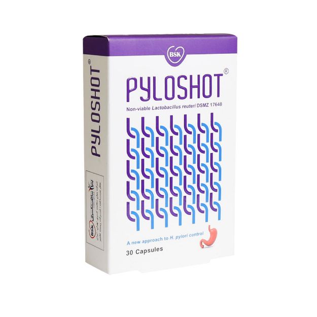 کپسول پایلوشات بی اس کی 30 عدد - BSK Pyloshot 30 Capsules