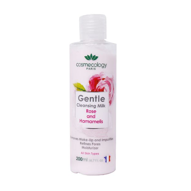 شیر پاک کن ملایم رز و هاماملیس کاسمکولوژی 200 میلی لیتر - Cosmecology Gentle Cleansing Milk Rose and Hamamelis 200ml