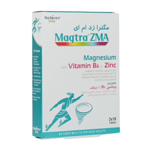 قرص مگترا زد ام ای نیچرز اونلی 30 عدد - Natures Only Magtra ZMA 30 Tabs