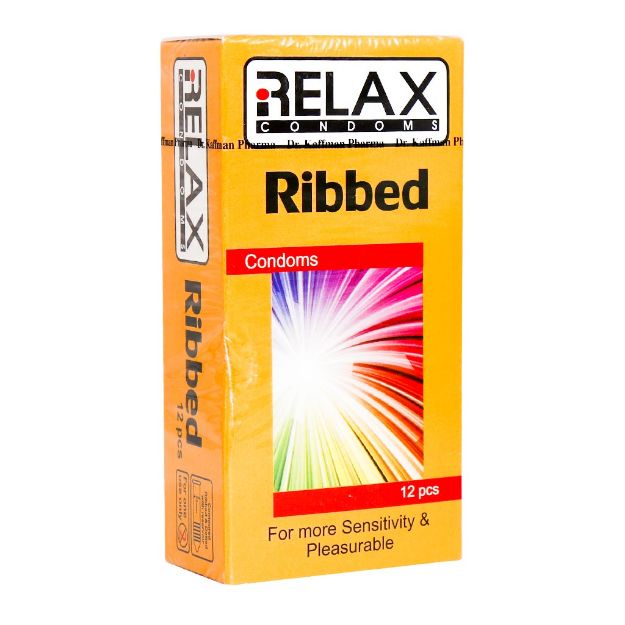 کاندوم شیاردار ریلکس 12 عدد - Relax Ribed Condom 12 Pcs