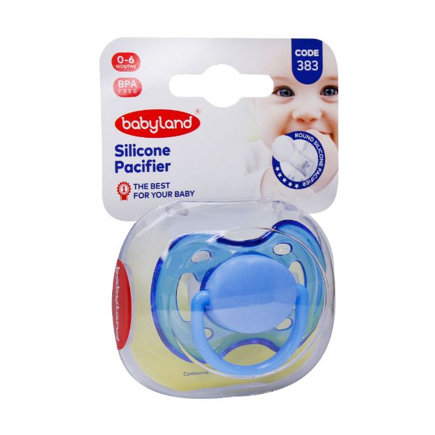 پستانک بیبی لند مدل 383 مناسب نوزادان از بدو تولد تا 6 ماهگی - Baby Land Pacifier Size 1 Code 383