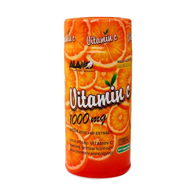 کپسول ویتامین C 1000 میلی گرم آلامو 100 عدد - Alamo Vitamin C 1000 mg 100 Caps