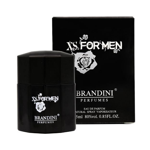 عطر جیبی مردانه برندینی مدل XS for men حجم 25 میلی لیتر - Brandini Xs For Men Eau De Parfum For Men 25 ml