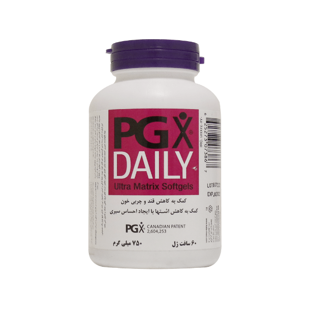 کپسول ژلاتینی پی جی ایکس وبر نچرالز۶۰ عددی - Webber Naturals PGX Daily 60 Softgels