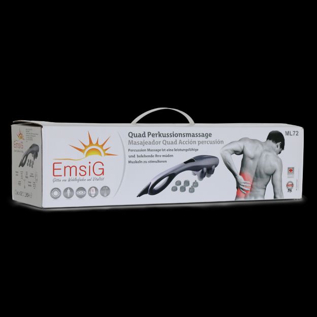 ماساژور ضربه ای چهارگانه امسیگ مدل ML 72 - Emsig Quad Action Percussion Massager Model ML 72 Plus