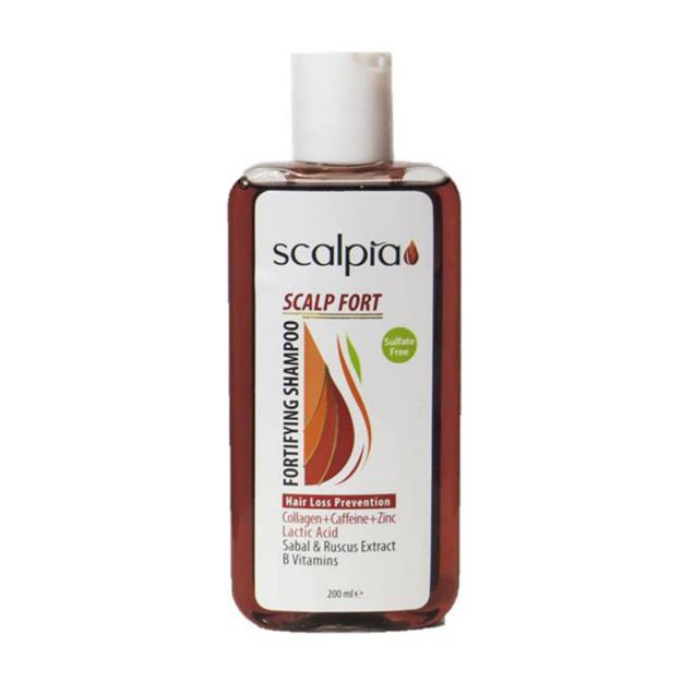 شامپو تقویت کننده موی سر اسکالپیا 200 میلی لیتر - Scalpia Scalp Fort Shampoo 200 ml