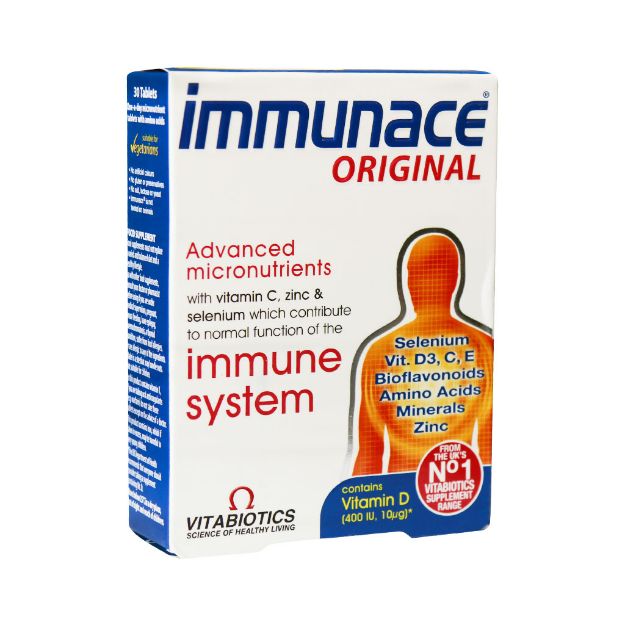 قرص ایمیونیس ویتابیوتیکس ۳۰ عددی - Vitabiotics Immunace 30 Tabs