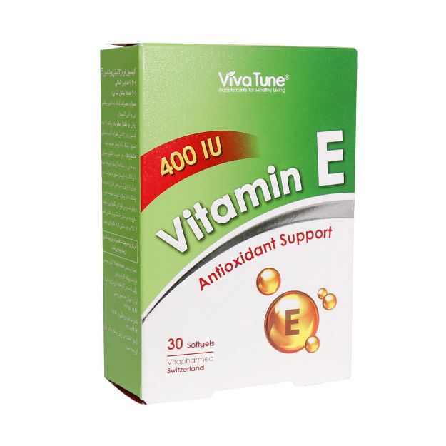 کپسول نرم ژلاتینی ویتامین E 400 واحد ویواتیون 30 عدد - Viva Tune Vitamine E 400 IU 30 Softgels