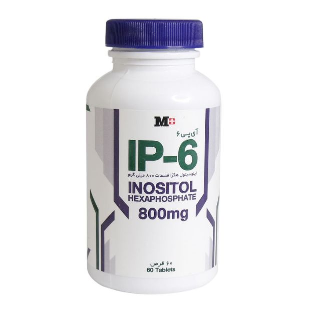 قرص آی پی 6 ام پلاس 800 میلی گرم اینوسیتول هگزا فسفات 60 عددی - M Plus IP-6 Inositol Hexaphosphate 800 mg 60 Tablets