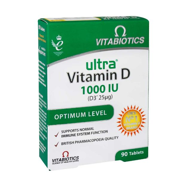 قرص اولترا ویتامین D3 ویتابیوتیکس 90 عدد - Vitabiotics Ultra Vitamin D3 90 Tabs