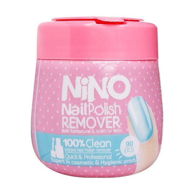 دستمال مرطوب لاک پاک کن نینو 90 عدد - Nino Nail Polish Remover 90 pcs