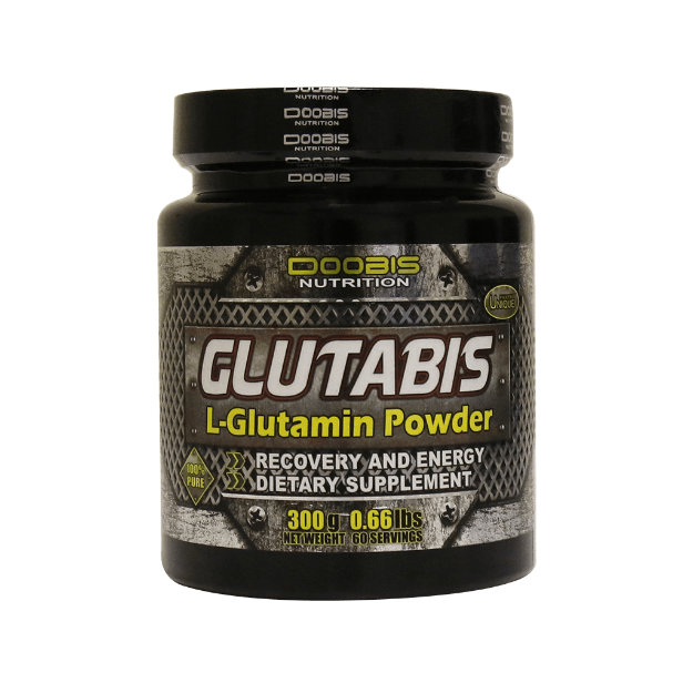 پودر عضله سازی ال گلوتامین گلوتابیس دوبیس ۳۰۰ گرم - Doobis Glutabis L-Glutamine 300 g