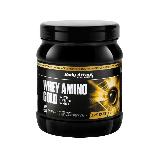 قرص وی آمینو گلد بادی اتک 325 عدد - Body Attack Whey Amino Gold 325 Tabs