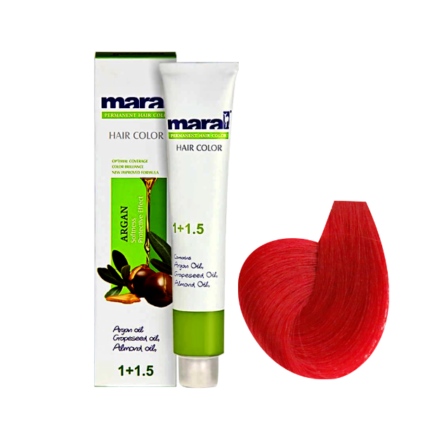 رنگ موی مارال سری قرمز ۱۰۰ میلی لیتر - Maral Permanent Hair Red Color