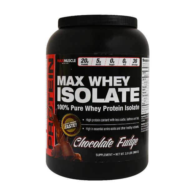 پروتئین وی ایزوله مکس ماسل 908 گرم - Max Muscle Whey Isolate 908 g