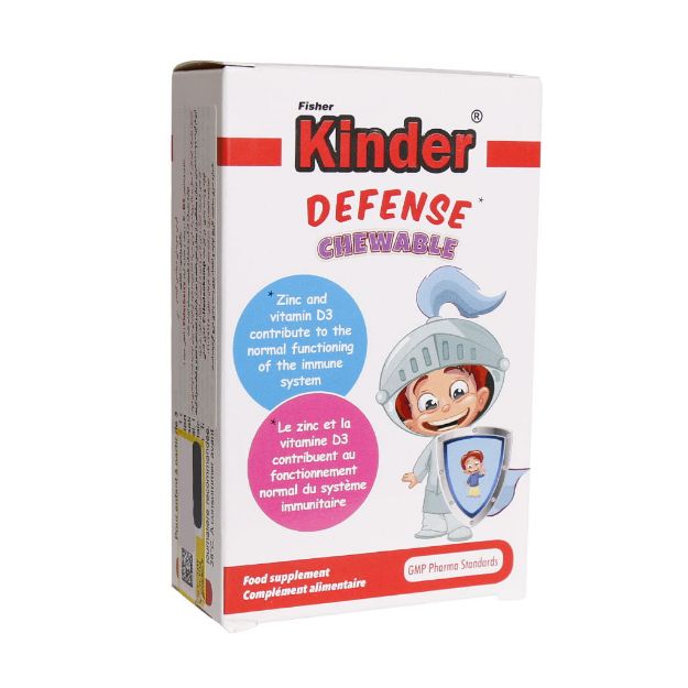 قرص جویدنی دیفنس فیشر کیندر 60 عدد - Fisher Kinder Defense 60 Tabs