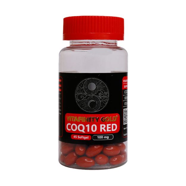 کپسول نرم کوکیوتن قرمز ویتافینیتی گلد شهاب درمان 45 عدد - Shahab Darman COQ10 Red 45 Softgel