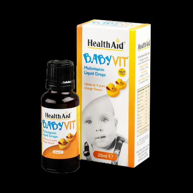 قطره بیبی ویت هلث اید ۲۵ میلی لیتر - Health Aid Baby Vit 25 ml