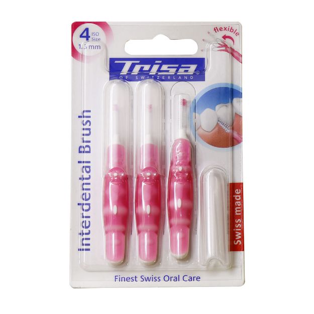 براش بین دندانی پروفشنال 1.3 میلیمتری ایزو چهار تریزا - Trisa Interdental Brush Iso 4