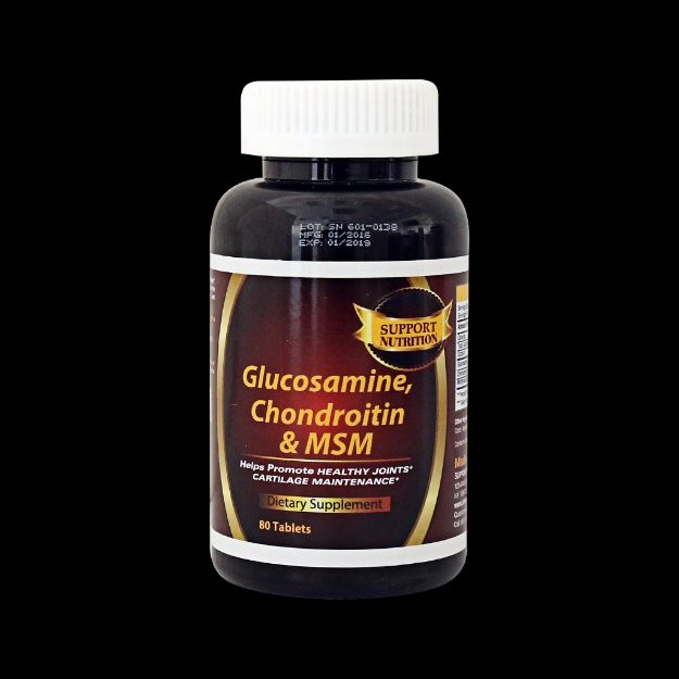 قرص گلوکوزامین، کندروئیتین و ام اس ام ساپورت نوتریشن ۸۰ عددی - Support Nutrition Glucosamine, Chondroitin & MSM 80 Tabs