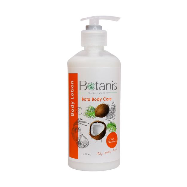 لوسیون بدن نارگیل و ماکادمیا بوتانیس 400 میلی لیتر - Botanis Coconut And Macadamia Body Lotion 400 ml