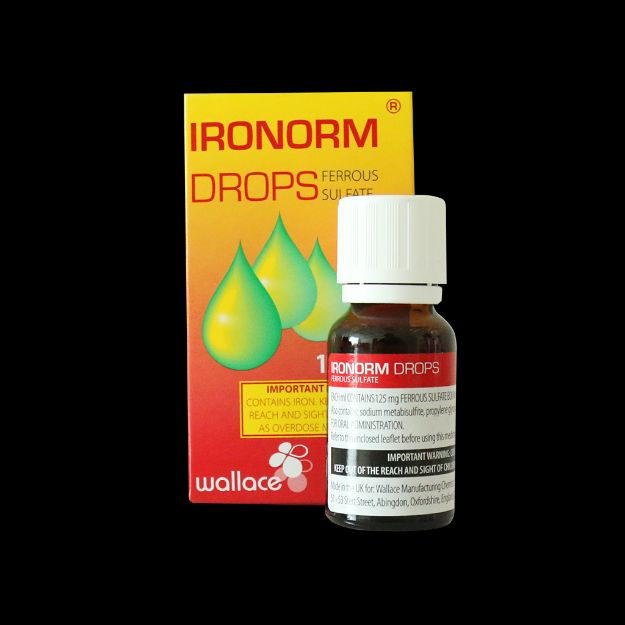 قطره آیرونورم والاس ۱۵ میلی لیتر - Wallace Ironorm Drops 15 ml