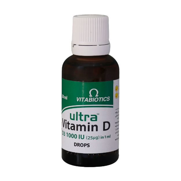 قطره خوراکی اولترا ویتامین D3 1000 واحد ویتابیوتیکس 30 میلی لیتر - Vitabiotics Ultra Vitamin D3 Drops 30 ml