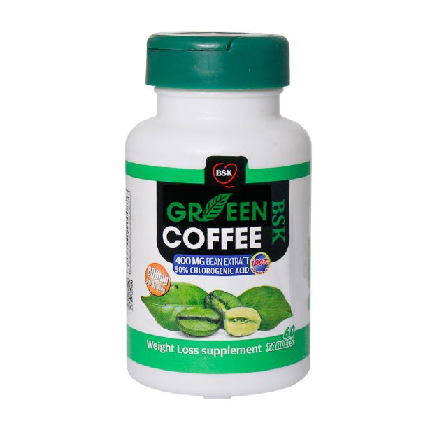 قرص قهوه سبز بی اس کی ۶۰ عددی - BSK Green Coffee 60 Tabs