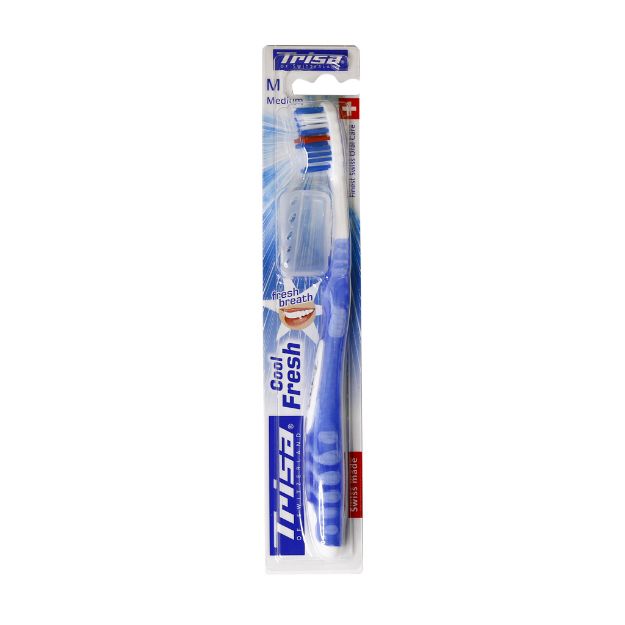 مسواک متوسط کول اند فرش تریزا با محافظ - Trisa Cool Fresh Medium Toothbrush