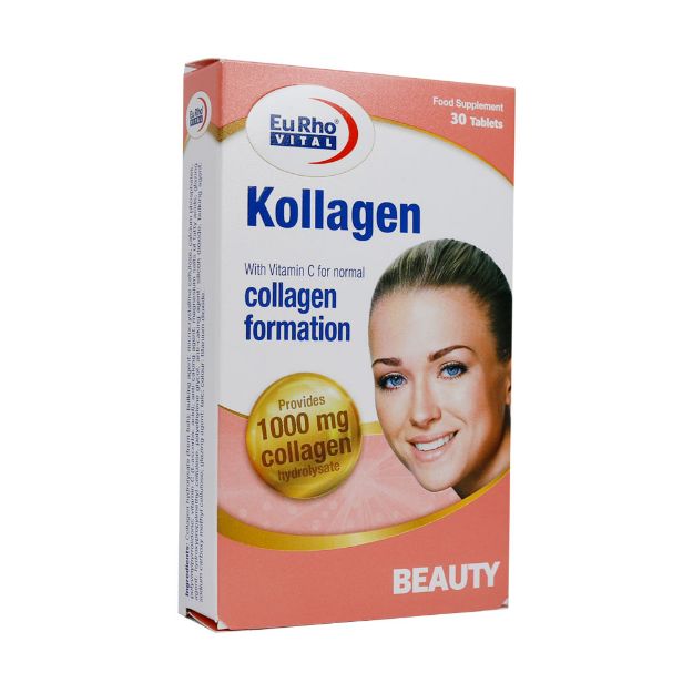 قرص کلاژن 1000 میلی گرم یوروویتال 30 عدد - Eurho Vital Kollagen 1000mg 30 Tablets