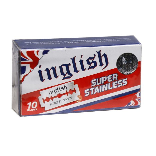 تیغ یدک اینگلیش مدل Super Stainless بسته 10 عددی - Inglish Super Stainless Blades