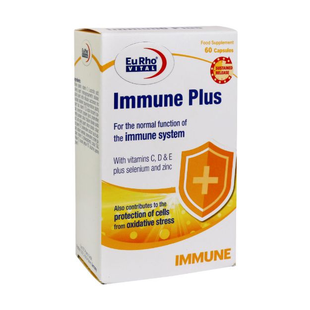 کپسول ایمون پلاس یوروویتال 60 عدد - Eurho Vital Immune Plus 60 Capsules