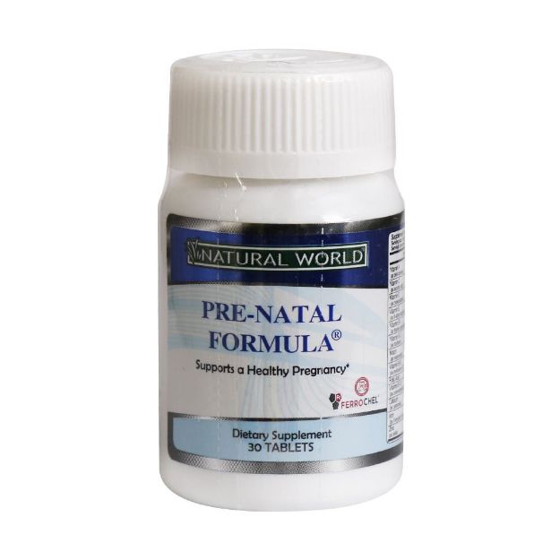 قرص پری ناتال فرمولا نچرال ورلد 30 عدد - Natrual World Prenatal Formula 30 Tabs