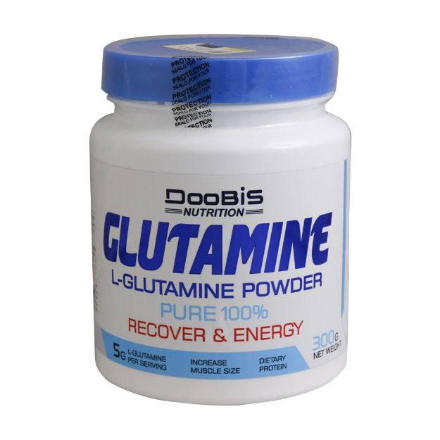 پودر گلوتامین پیور ۱۰۰ درصد دوبیس ۳۰۰ گرم - Doobis Glutamin Powder Pure 100% 300 gr