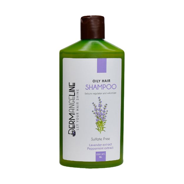 شامپو فاقد سولفات تنظیم کننده چربی کف سر درم انجلین 250 میلی لیتر - Dermangeline Sebum Regulator And Volumizer shampoo 250 ml