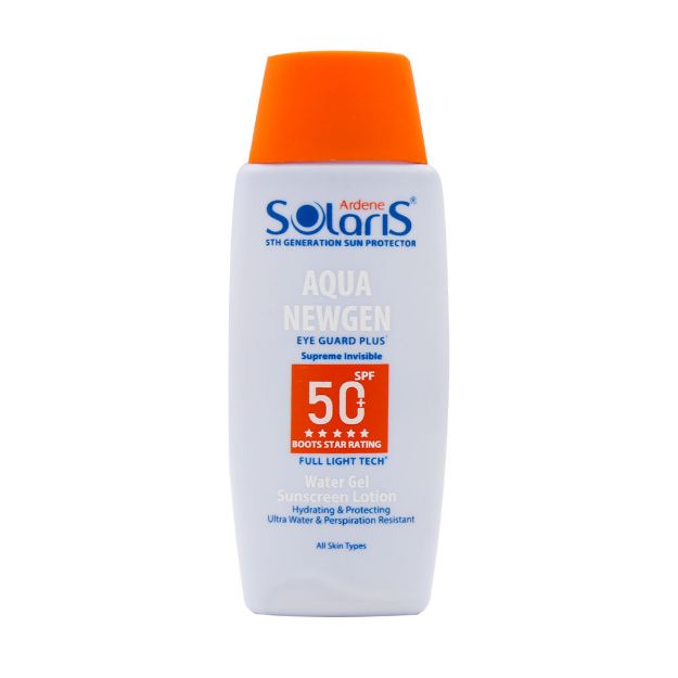 لوسیون آبی ضد آفتاب فاقد چربی SPF50 آکوا نیوژن سولاریس آردن 100 میلی لیتر - Arden Solaris Aqua Newgen Sunscreen Lotion 100 ml