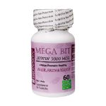 کپسول بیوتین مگابیت 5000 میکروگرم برونسون 60 عدد - Bronson Biotin Mega Bit 500 Mcg 60 Capsules