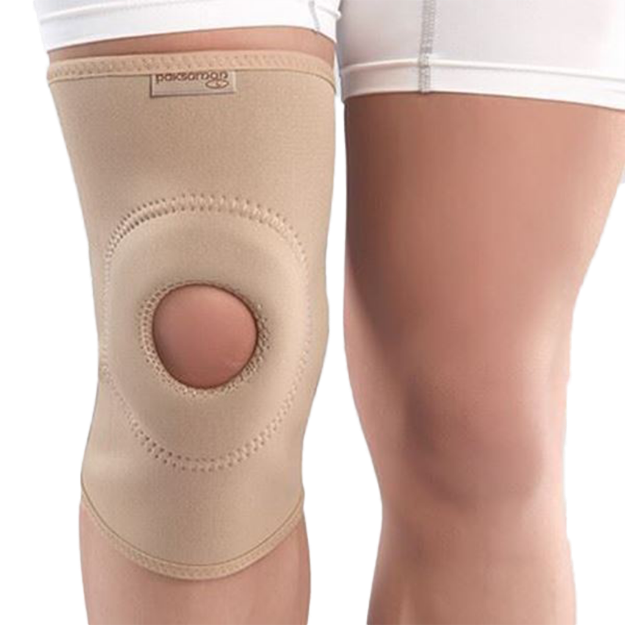 زانو بند طبی نئوپرنی چهار فنره پاک سمن کد ۰۸۵ - Paksaman Neoprene Knee Support With Springs Code 085